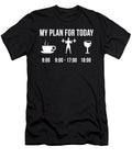 1 Funny Bodybuilding Fitness Bodybuilder My Plan for Today Lukas Davis T-Shirt