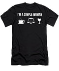 1 Funny Paralegal Job Lawyer Law Degree Simple Man Lukas Davis T-Shirt
