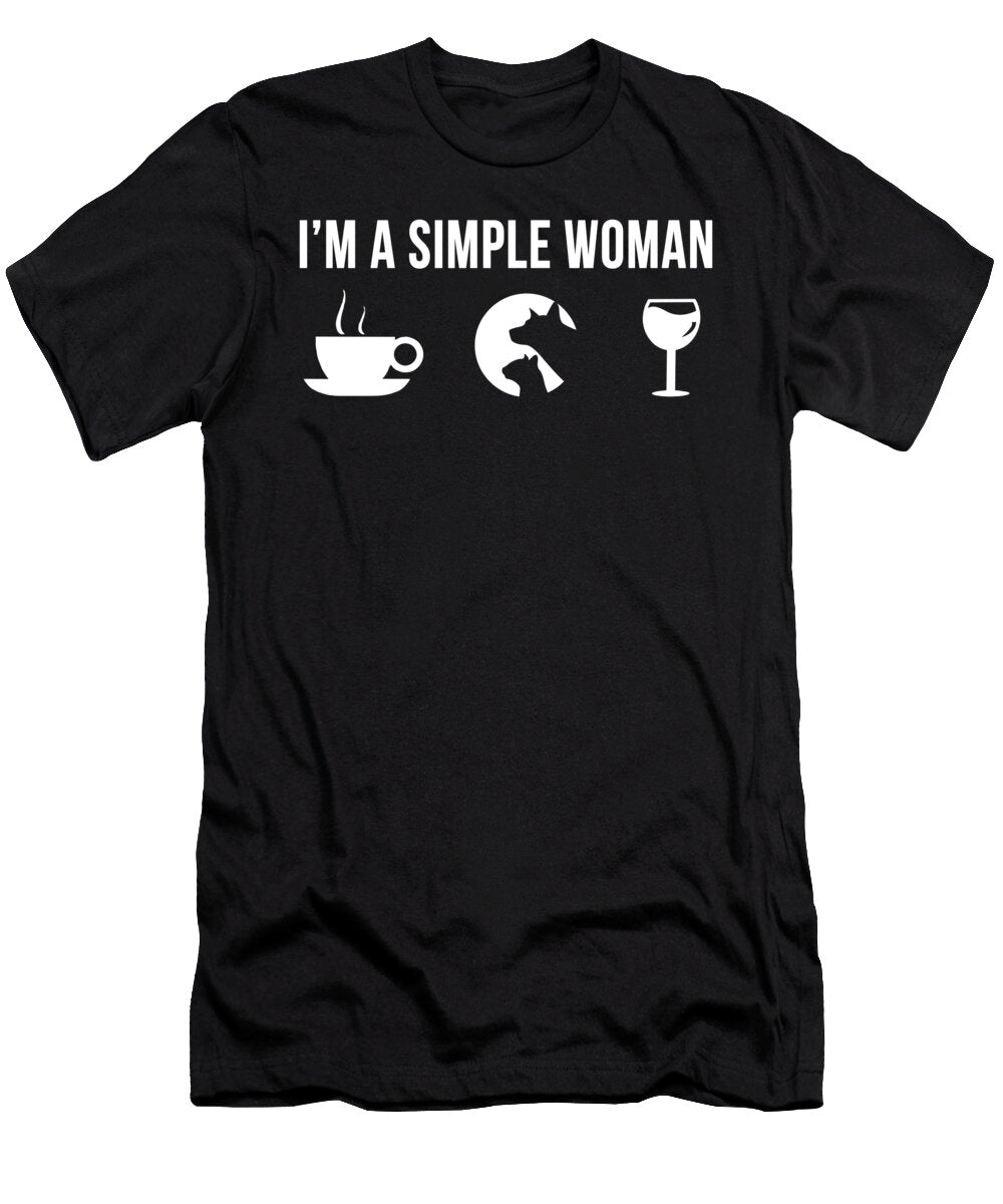 1 Funny Vet Job Vetenarian School Degree Simple Man Lukas Davis T-Shirt