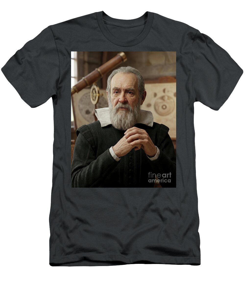 1 Galileo Galilei the Messenger of the Stars and Father of Modern Gianpiero Lauretta T-Shirt