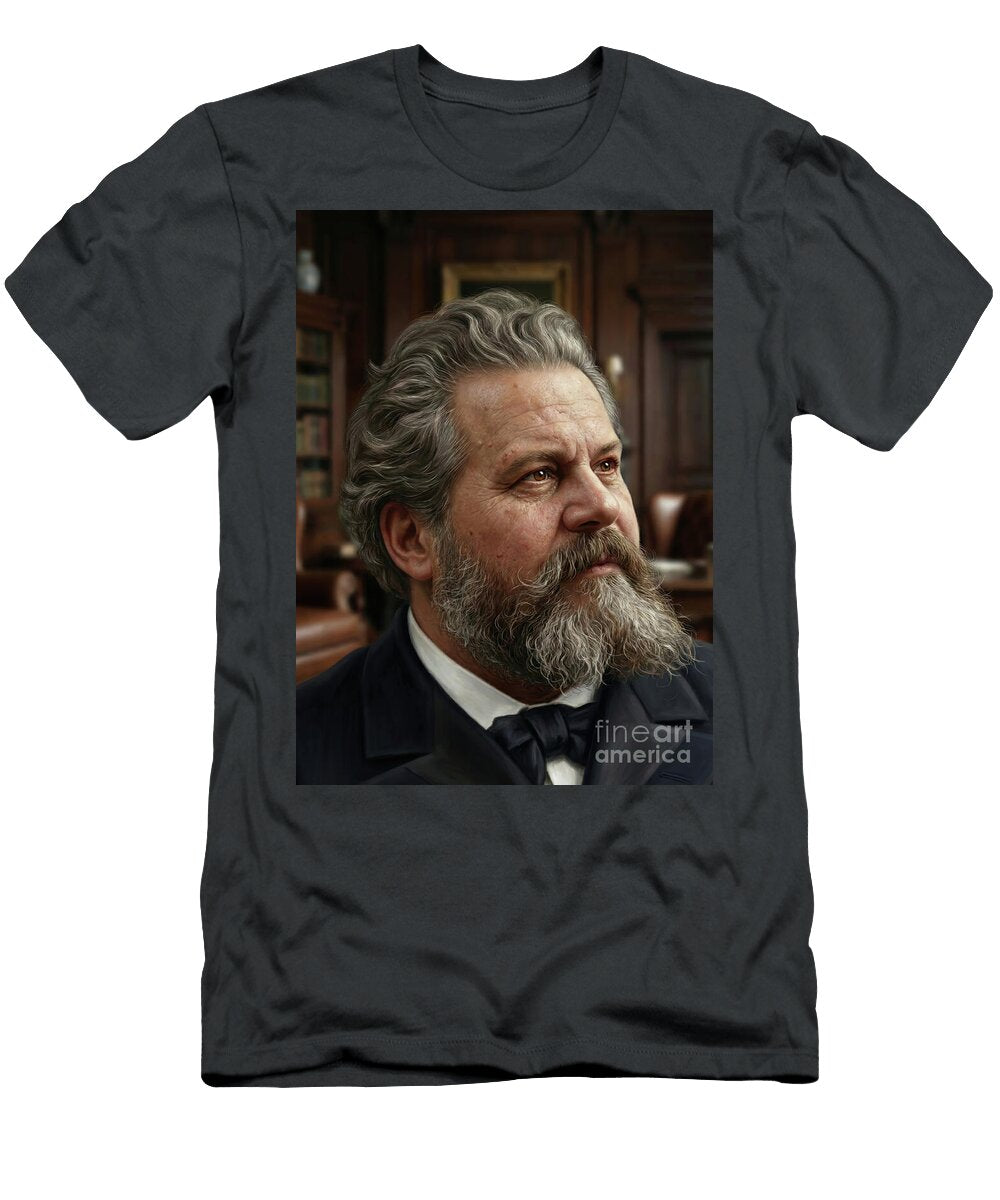 1 Giosue Carducci Italian Poet and Writer Nobel Prize Winner Gianpiero Lauretta T-Shirt