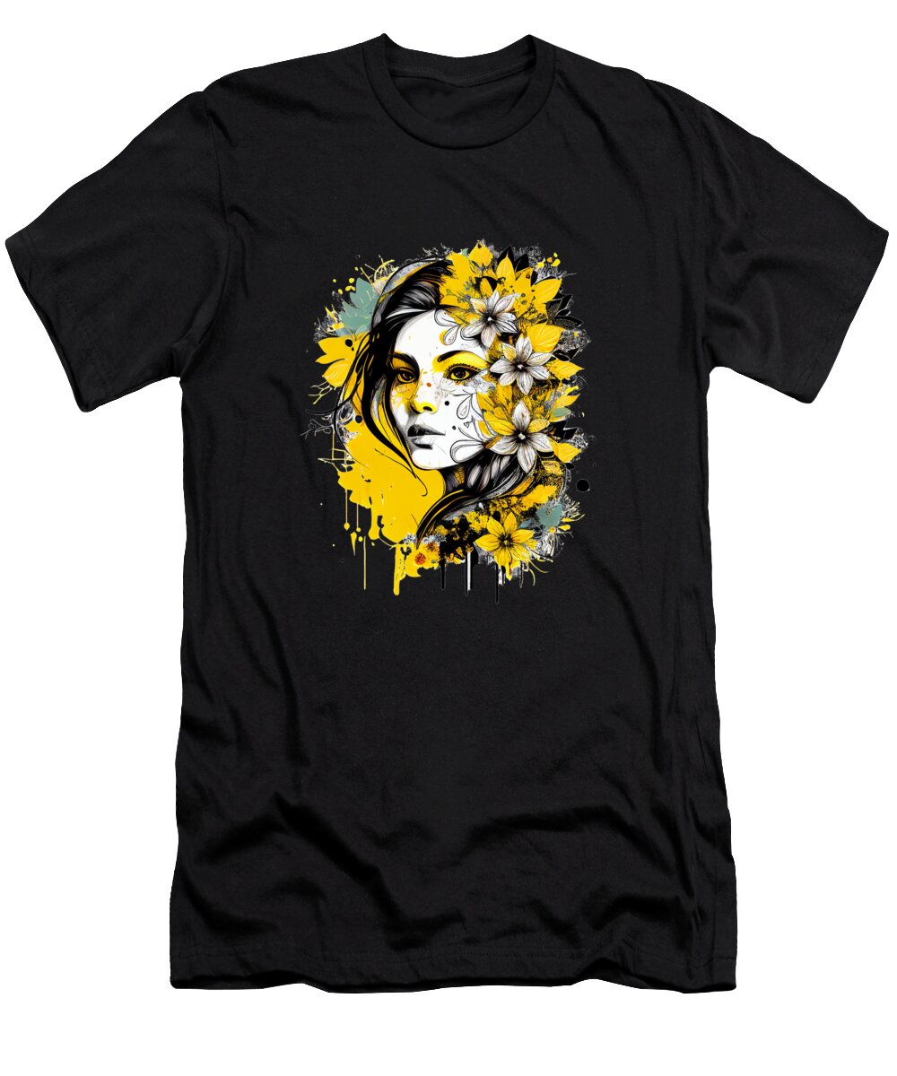 1 Golden Bloom About Passion Art T-Shirt