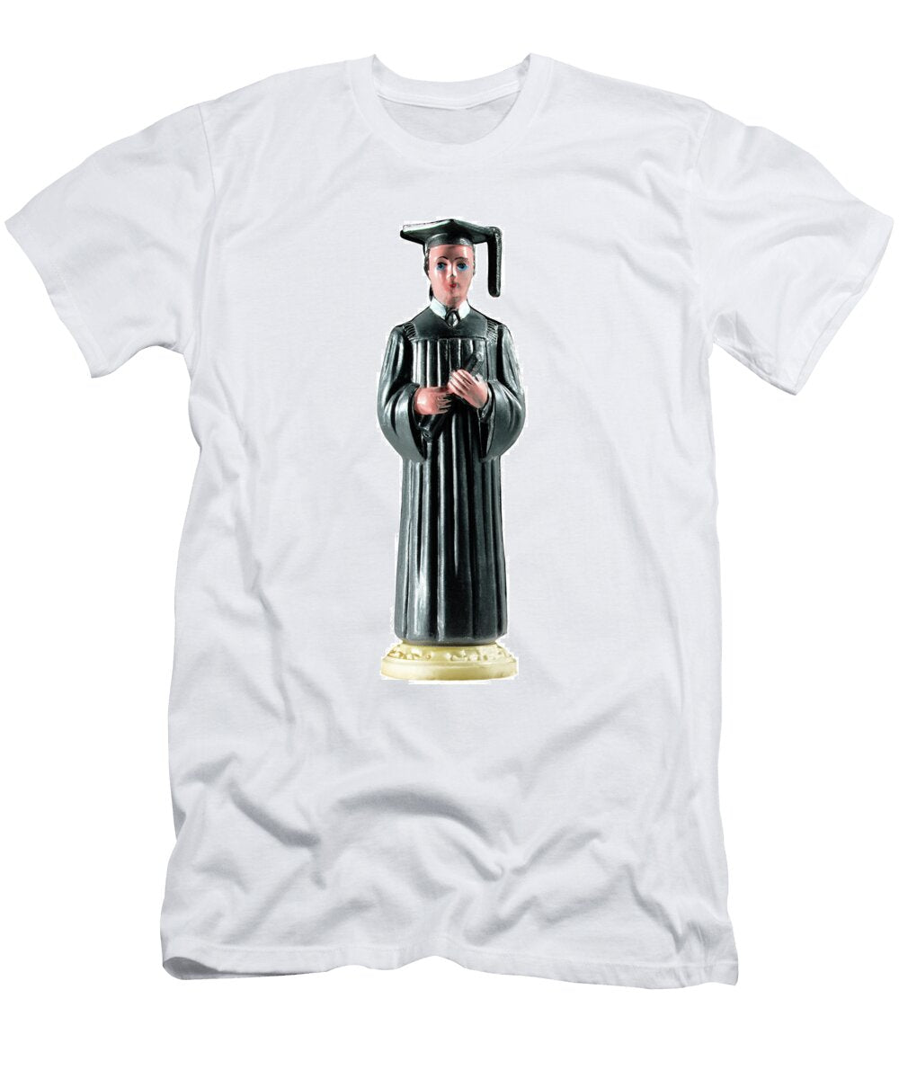 1 Graduate in Cap and Gown Csa Images T-Shirt