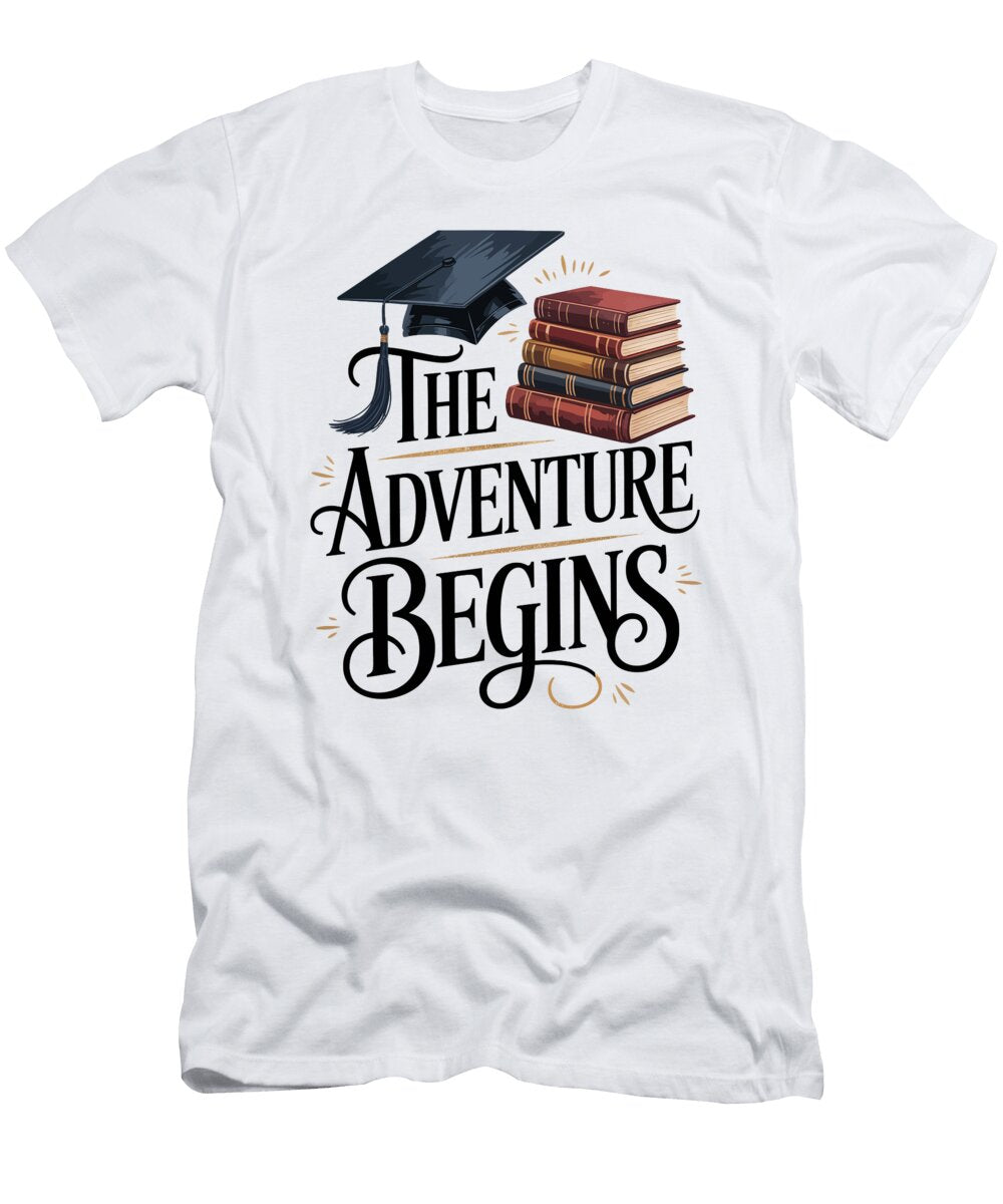 1 Graduation Cap and Books Joanna Redesiuk T-Shirt