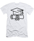1 Graduation Cap and Diploma Icon Joanna Redesiuk T-Shirt
