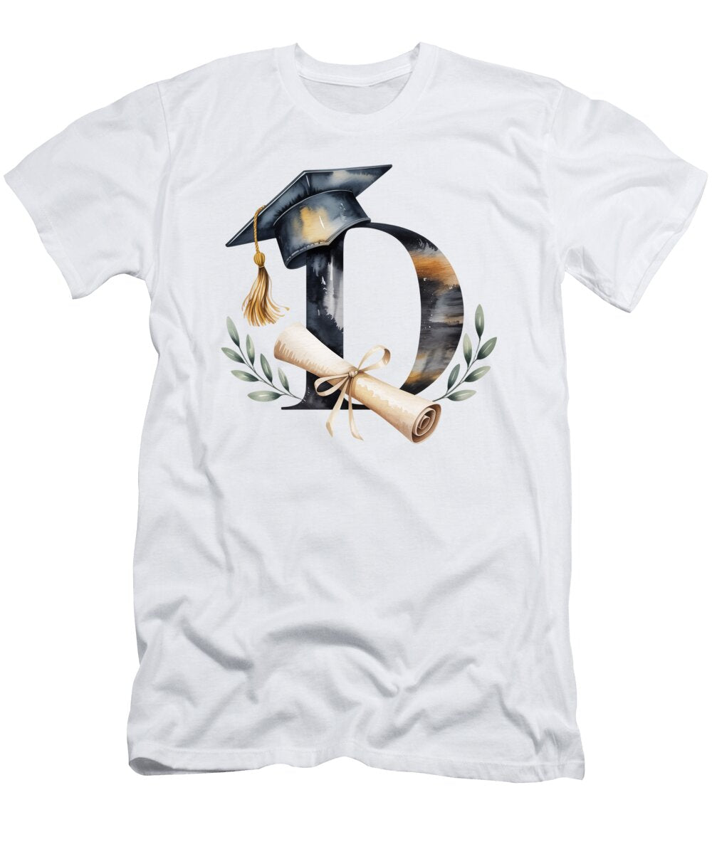 1 Graduation Cap and Scroll Design Joanna Redesiuk T-Shirt
