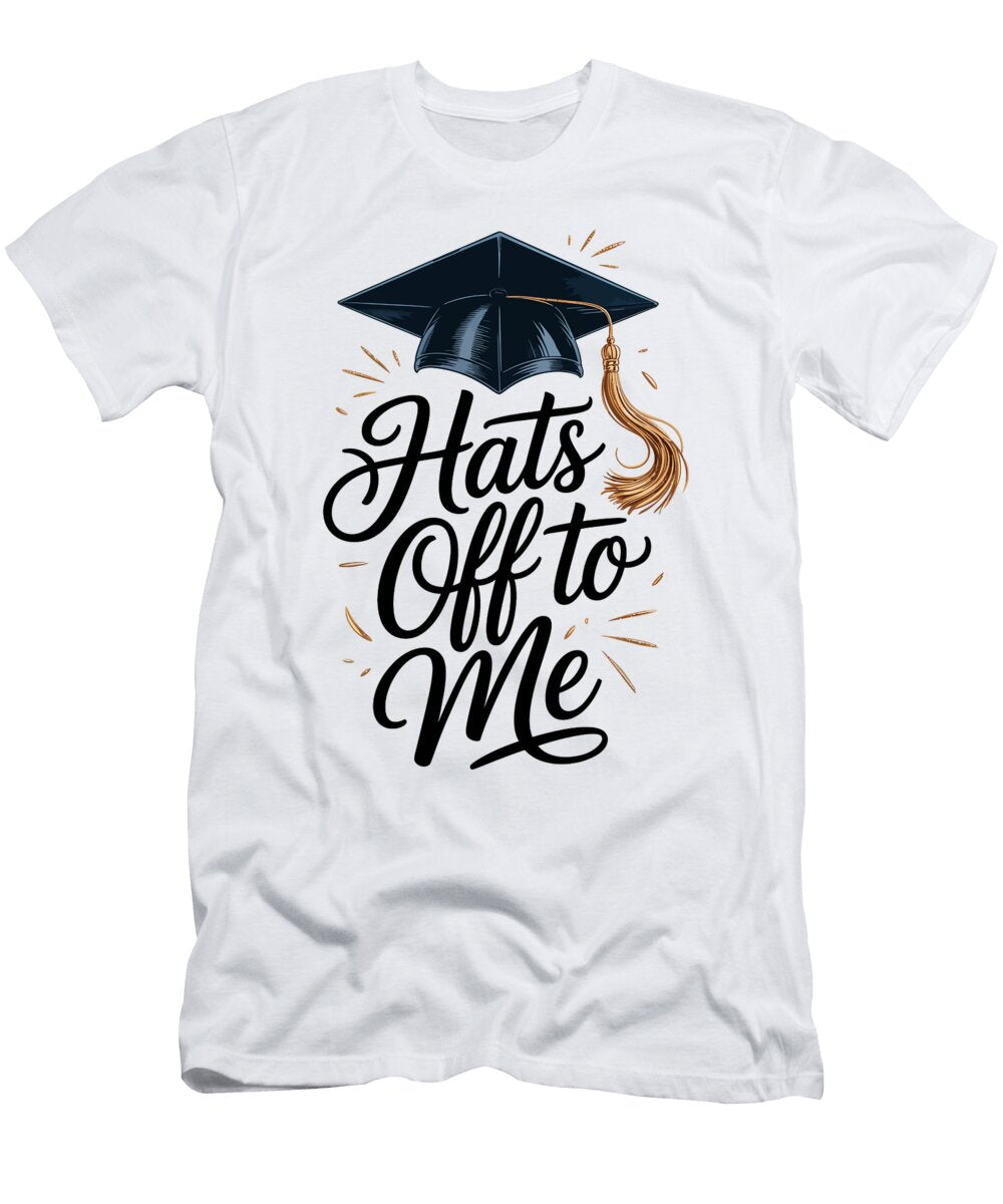 1 Graduation Cap with Motivational Text Joanna Redesiuk T-Shirt