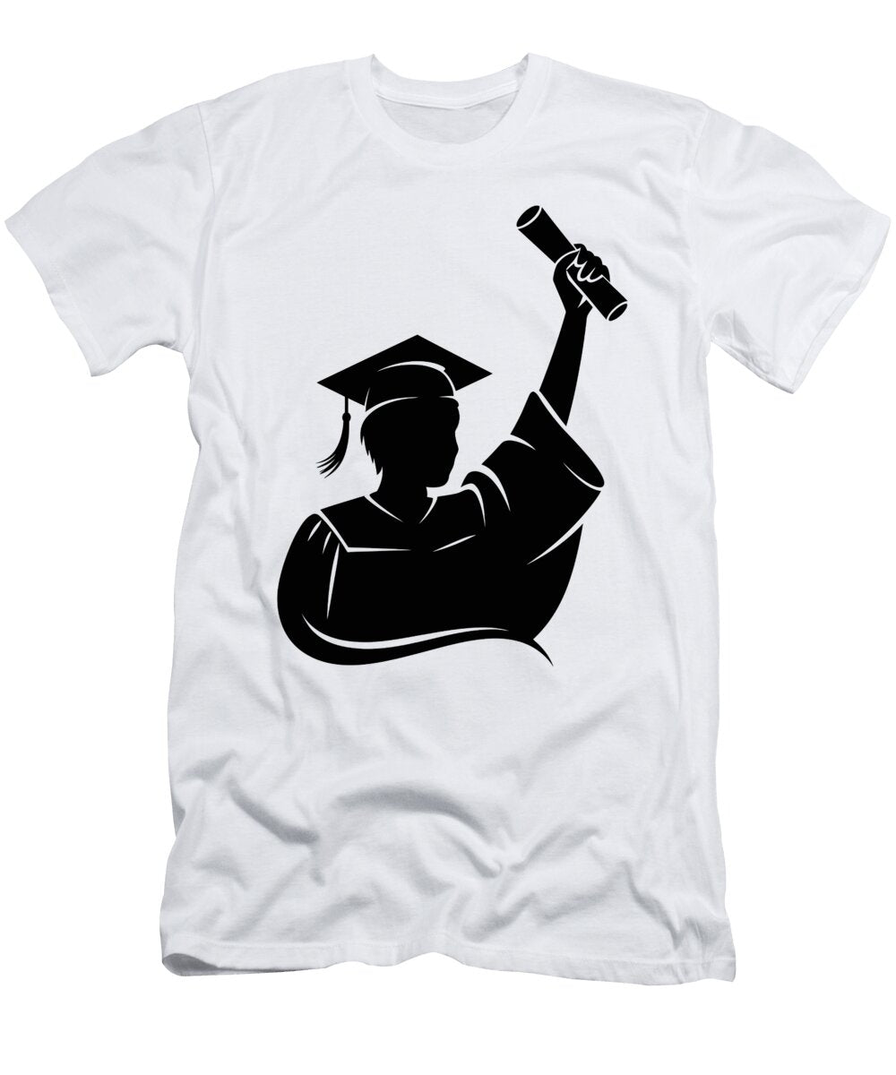 1 Graduation Celebration Silhouette Joanna Redesiuk T-Shirt