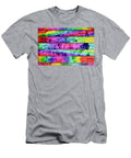 1 Grunge Colorful Wood Planks Background Michal Bednarek T-Shirt