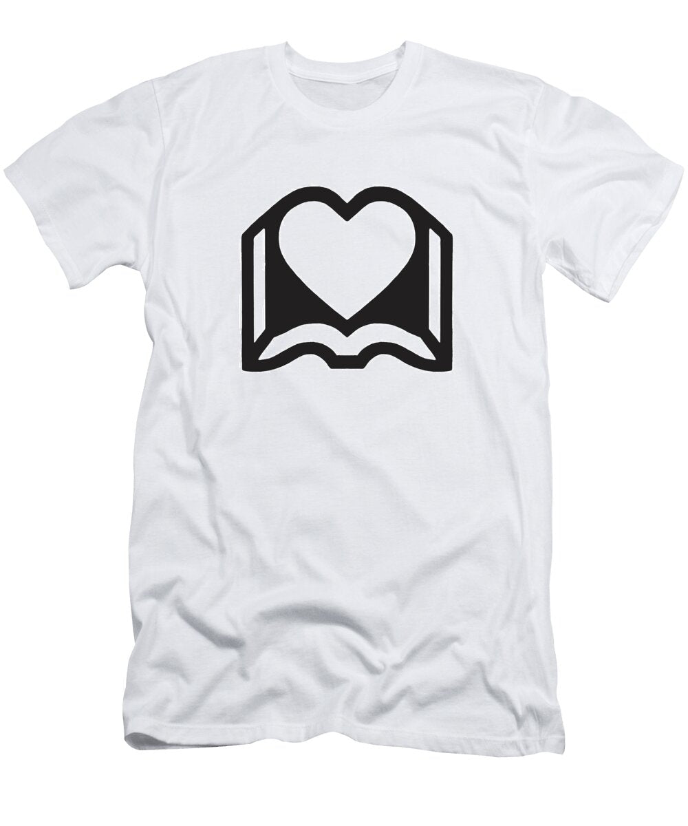 1 Heart Book Icon Csa Images T-Shirt