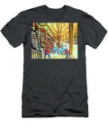 1 Hockey Game Near Winding Staircases Carole Spandau T-Shirt