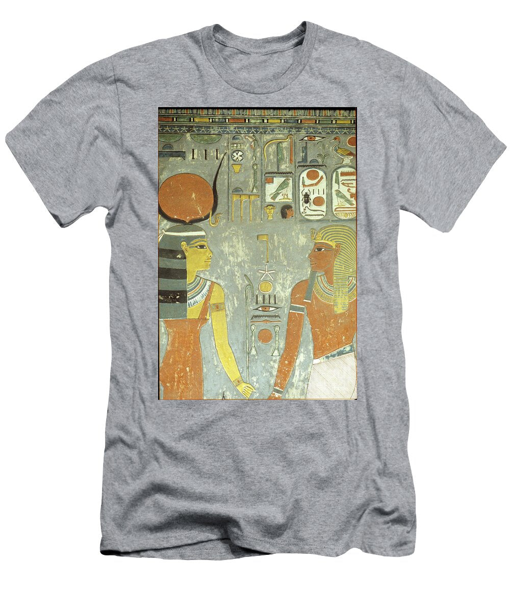 1 Horemheb and Hathor From the Tomb of Horemheb Egyptian 18th Dynasty T-Shirt