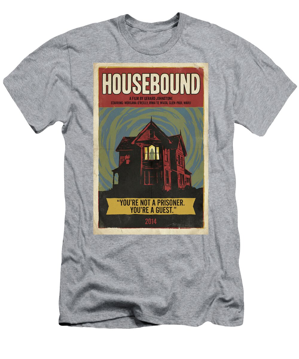 1 Housebound Minimal Movie Poster Retro Film Poster Vintage 2014 Sampadart Gallery T-Shirt
