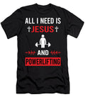 1 I Need Jesus Powerlifting Petrona Romero T-Shirt