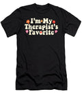 1 Im My Therapists Favorite Mental Wellness Therapy Humor Maximus Designs T-Shirt