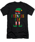 1 Im the Fitness Elf Matching Christmas Vintage and Words T-Shirt