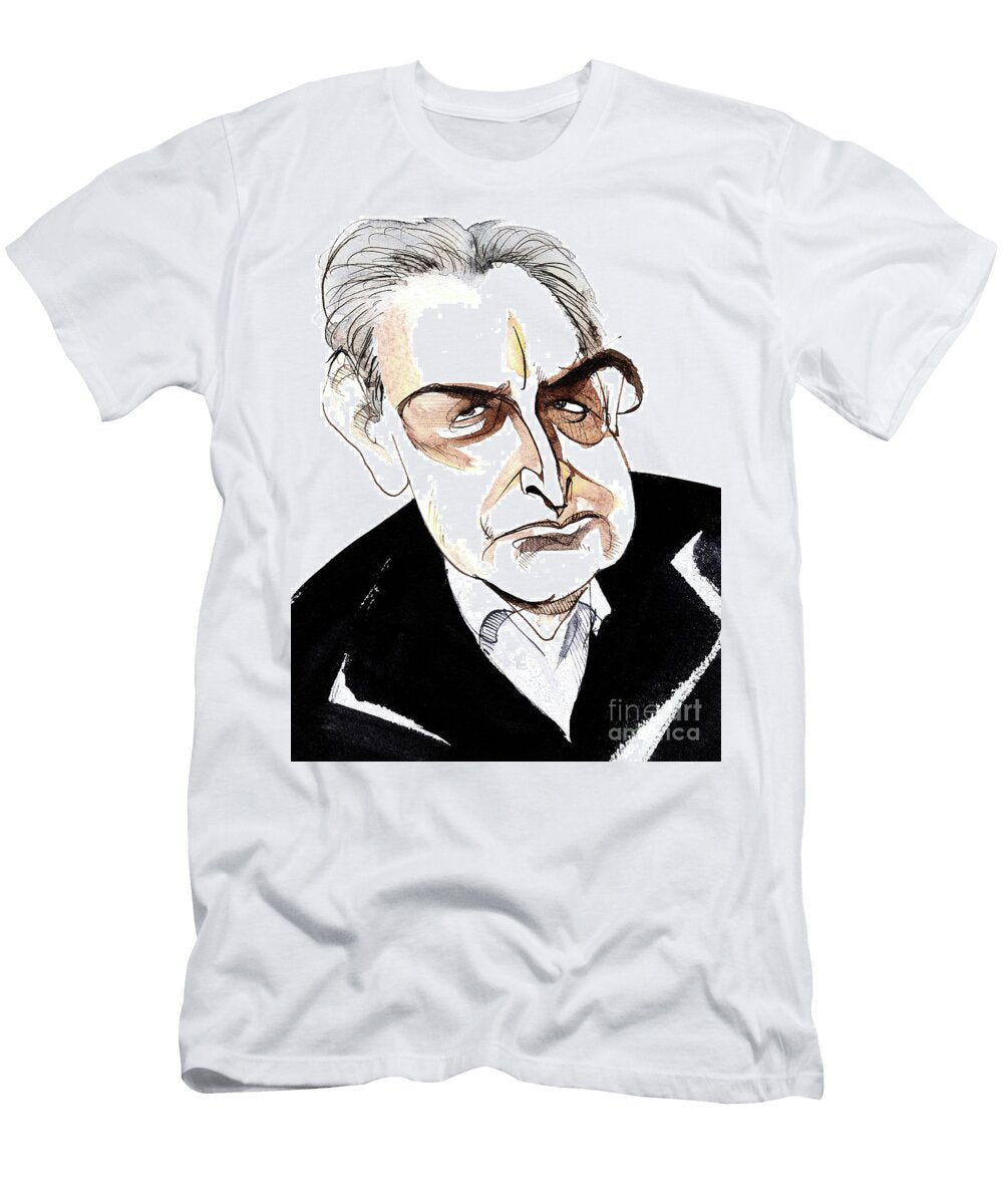1 John Banville Irish Novelist and Screenwriter Crime Writer Under the Pen Name Benjamin Black Caricature Neale Osborne T-Shirt