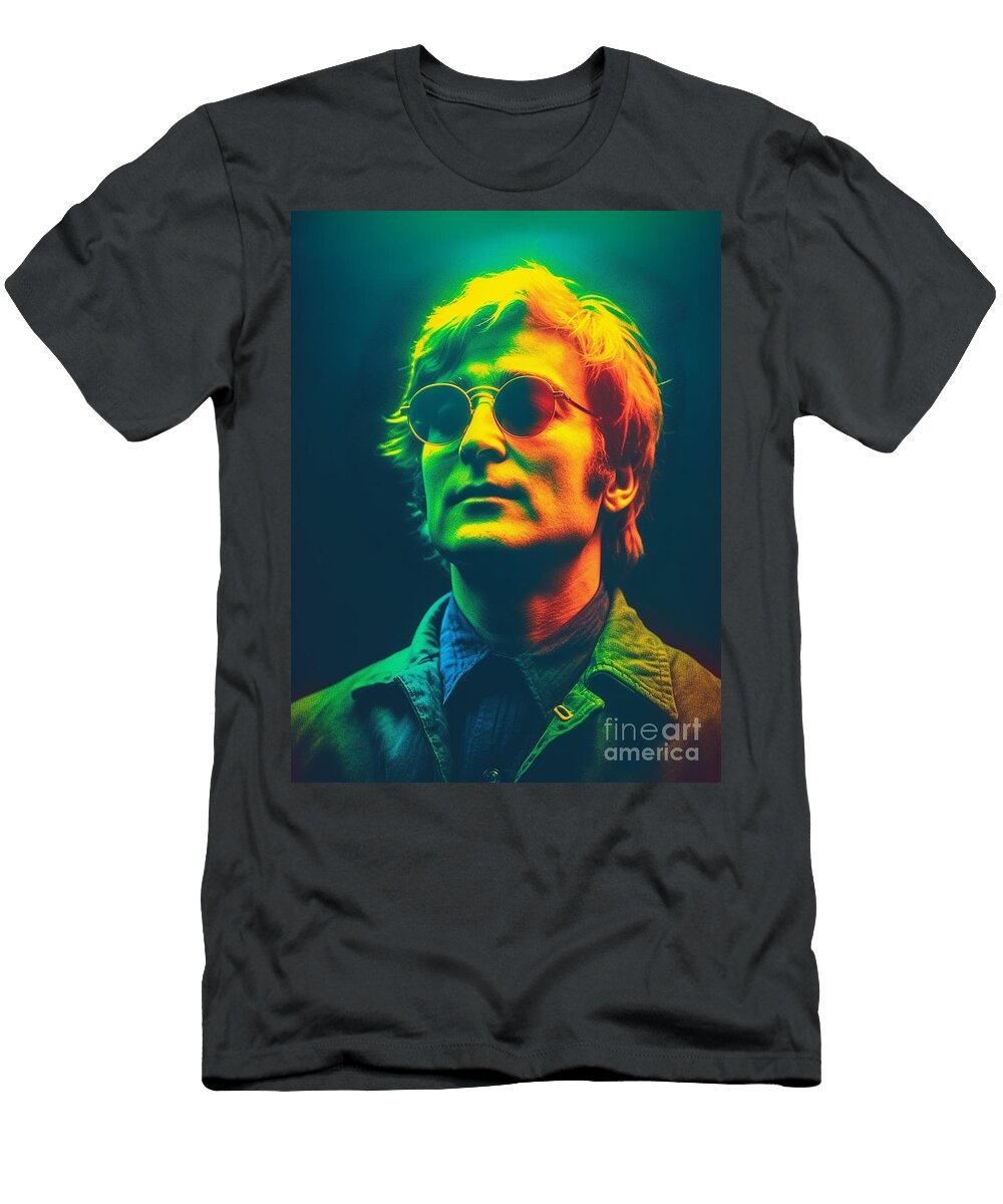 1 John Lennon Surreal Cinematic Minimalistic Shot By Asar Studios Celestial Images T-Shirt