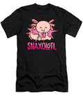 1 Just a Snaxolotl Who Loves Popcorn Axolotl Toms Store T-Shirt