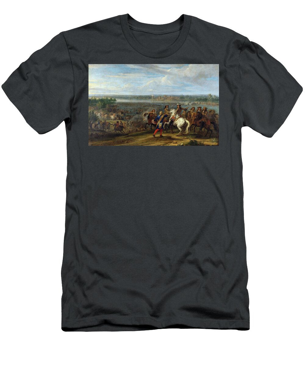 1 Louis Xiv Crossing Into the Netherlands At Lobith Adam Frans Van Der Meulen T-Shirt