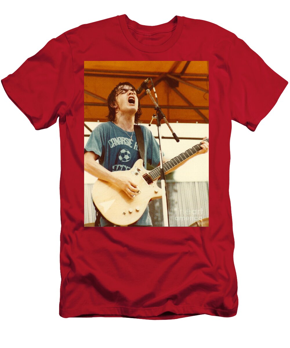 1 Malcolm Young of Ac DC At Day on the Green July 1979 Daniel Larsen T-Shirt