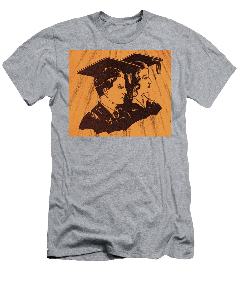 1 Male and Female Graduates Csa Images T-Shirt