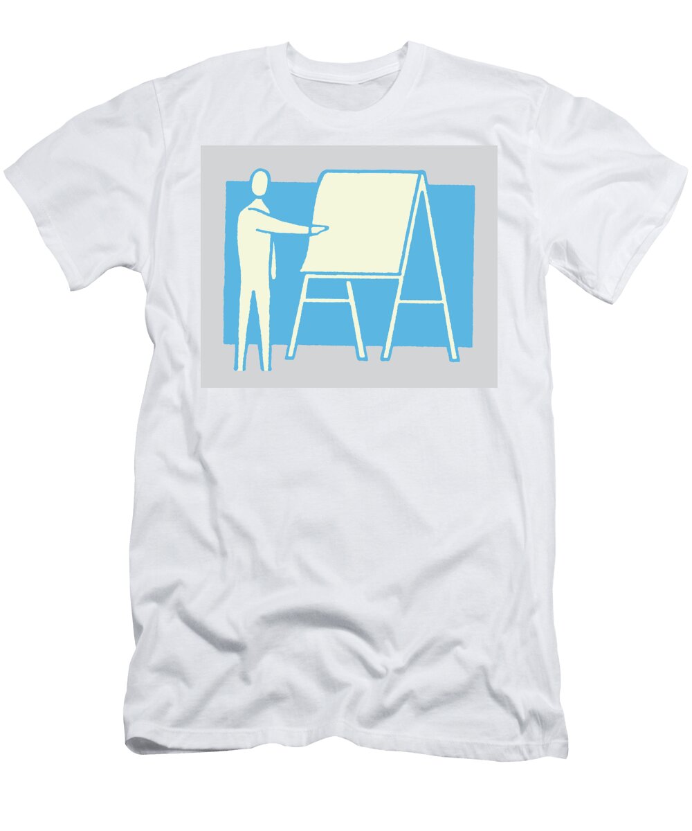 1 Man Giving Presentation Csa Images T-Shirt