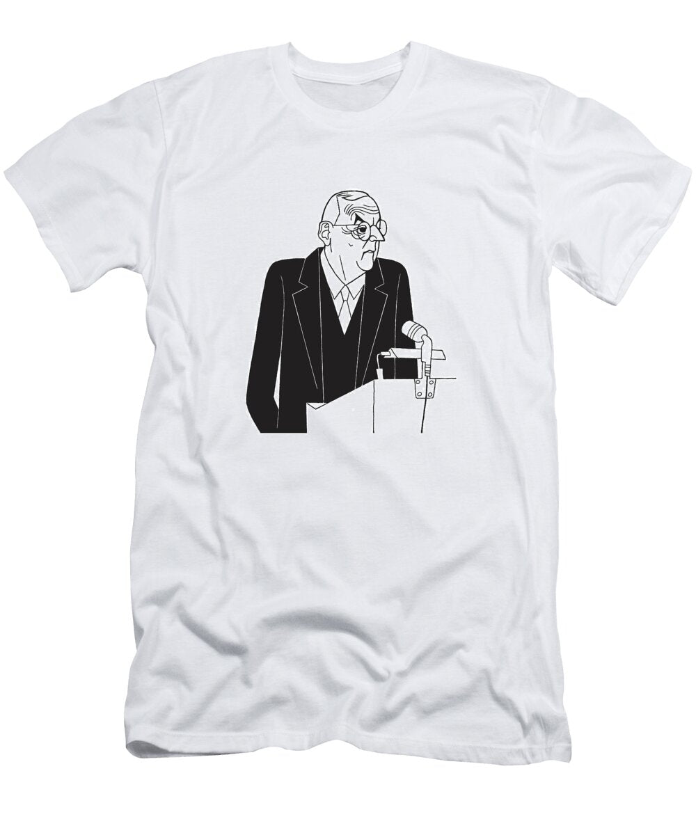 1 Man Giving Speech Csa Images T-Shirt