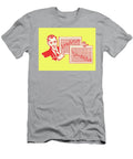 1 Man Holding Two Line Charts Csa Images T-Shirt