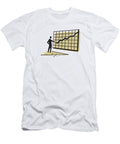 1 Man Standing By Line Chart Csa Images T-Shirt