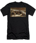 1 Marshal Ney Supporting the Rear Guard During the Retreat From Moscow 1856 Adolphe Yvon T-Shirt
