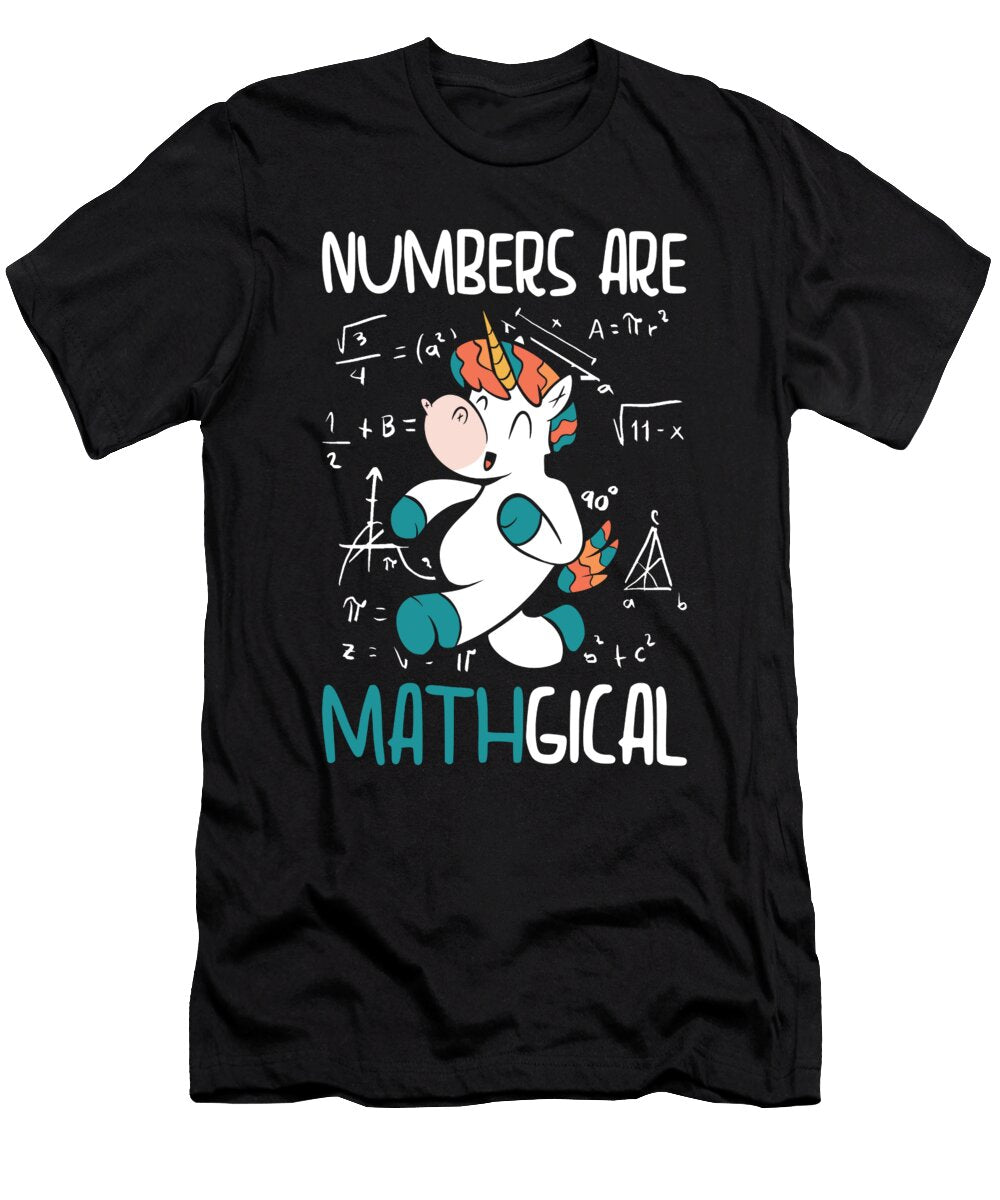 1 Math Number Lovers Mathematics Unicorn Teacher Professor Toms Store T-Shirt