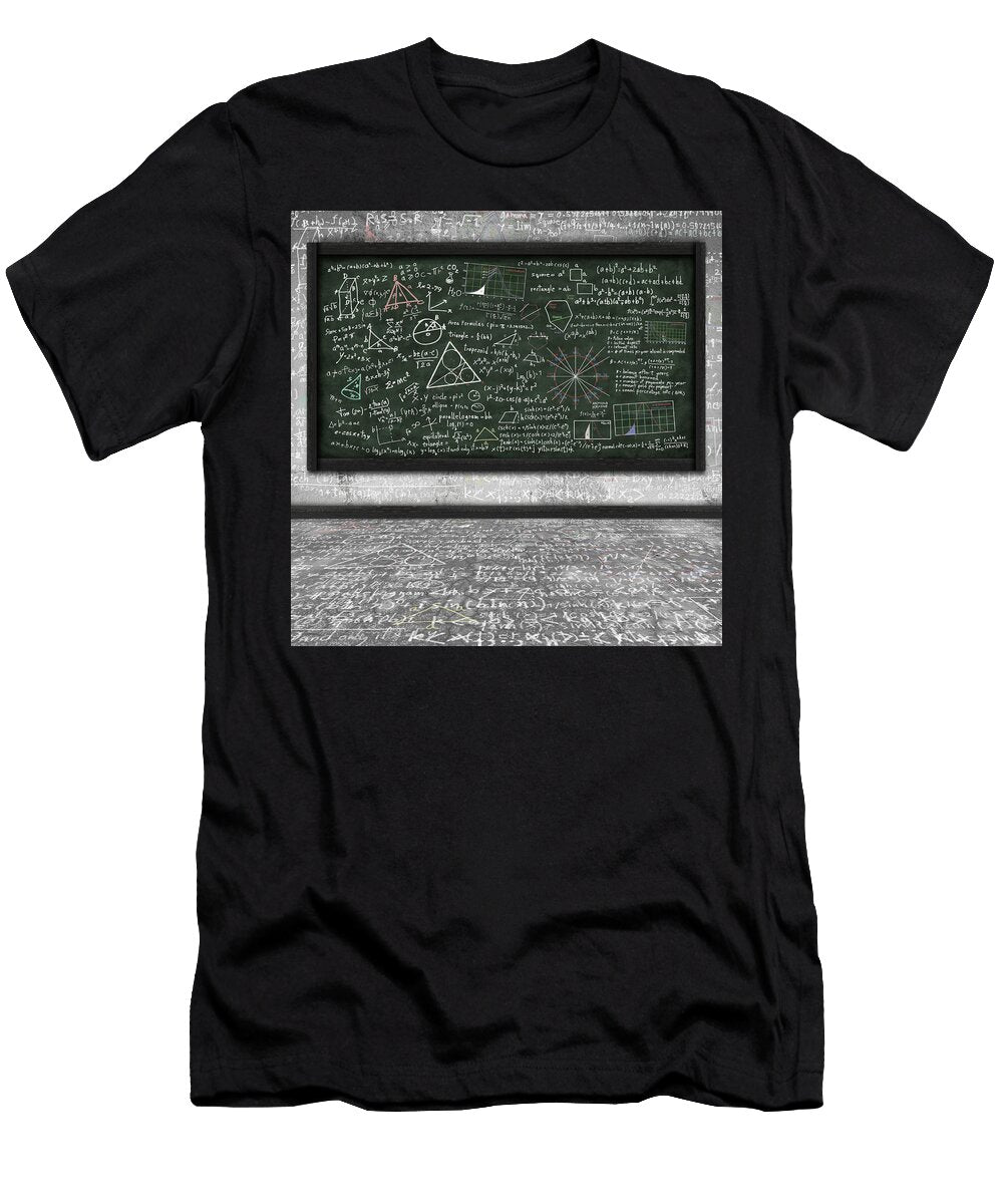 1 Maths Formula on Chalkboard Setsiri Silapasuwanchai T-Shirt