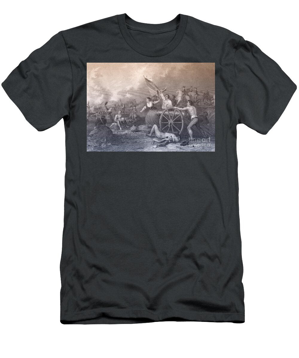 1 Molly Pitcher At the Battle of Monmouth Photo Researchers T-Shirt