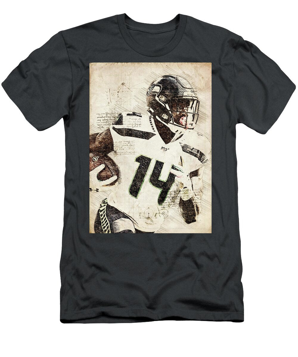 1 NFL Seattle Seahawks Player Dk Metcalf Dkmetcalf Dk Metcalf Wrenn Huber T-Shirt