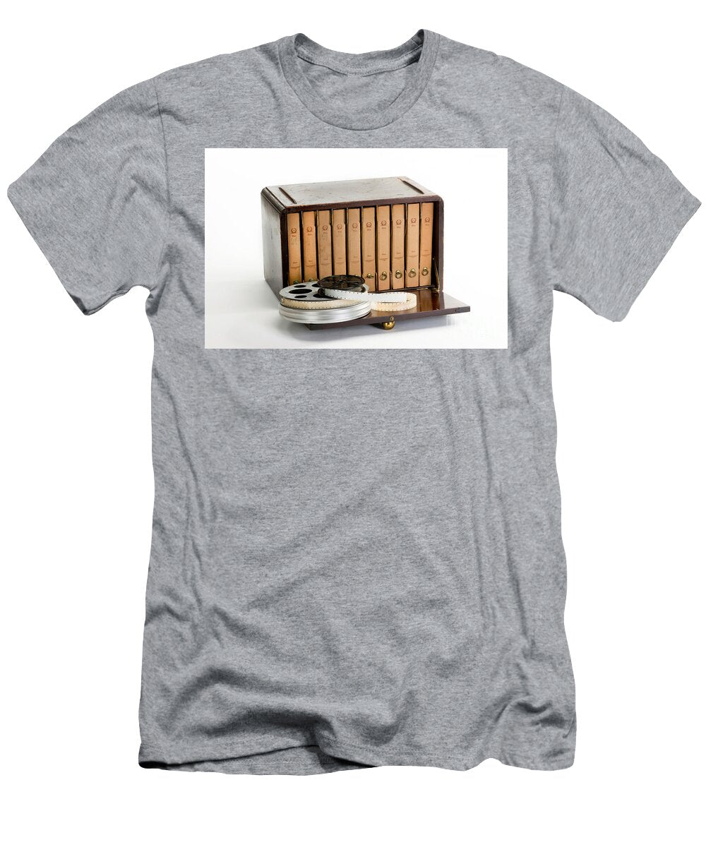 1 Old Vintage Movie Case and Reels W Scott Mcgill T-Shirt