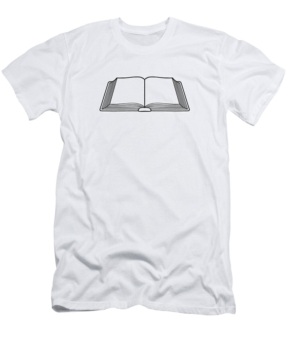 1 Open Blank Book Csa Images T-Shirt