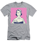 1 Perplexed Woman with Book Csa Images T-Shirt