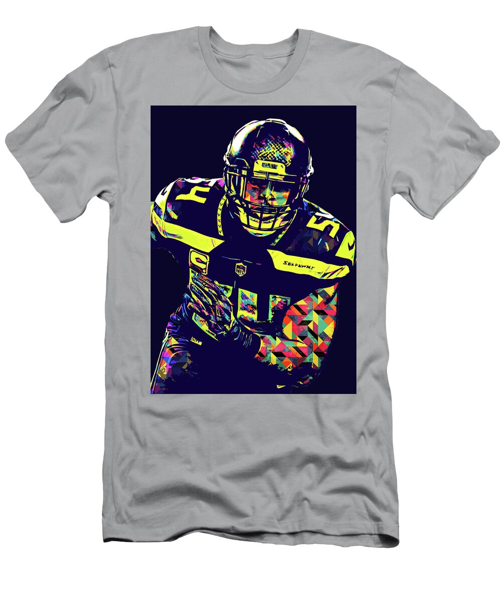 1 Player NFL Seattle Seahawks Player Bobby Wagner Bobbywagner Bobby Wagner Bobbyjosephwagner Bobby Jos Wrenn Huber T-Shirt