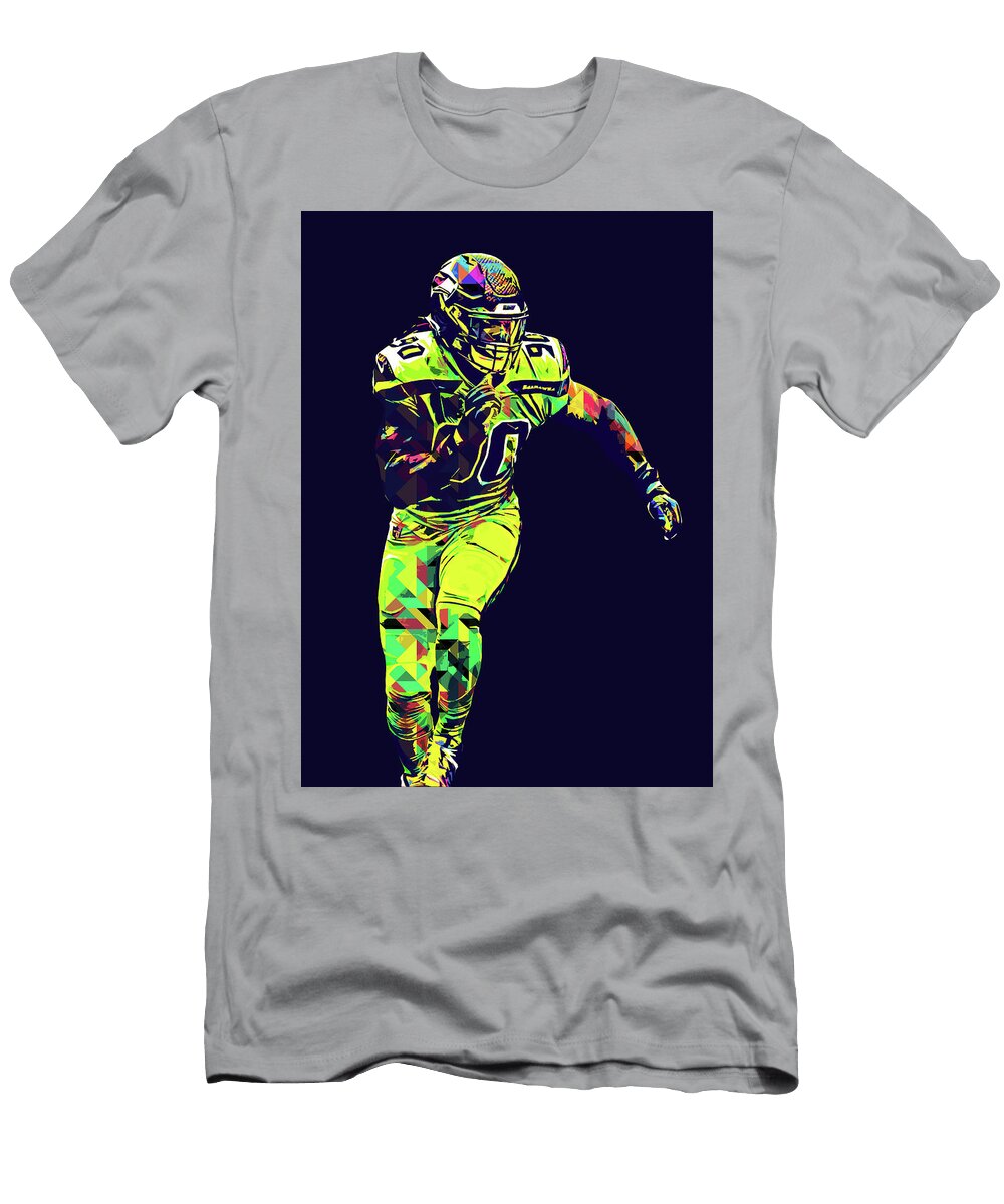 1 Player Seattle Seahawks Player Jadeveon Clowney Jadeveonclowney Jadeveon Clowney Jadeveondavarusclow Wrenn Huber T-Shirt