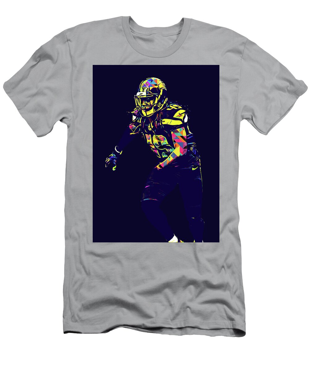 1 Player Shaquem Griffin Shaquemgriffin Shaquem Griffin Seattle Seahawks Player American Football Seat Wrenn Huber T-Shirt