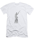 1 Pointing Man in Suit on Ladder Csa Images T-Shirt