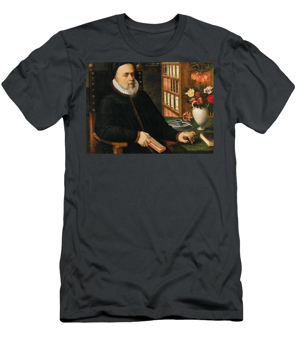 1 Portrait of a Scholar Probably Carolus Clusius Marten Van Valckenborch T-Shirt