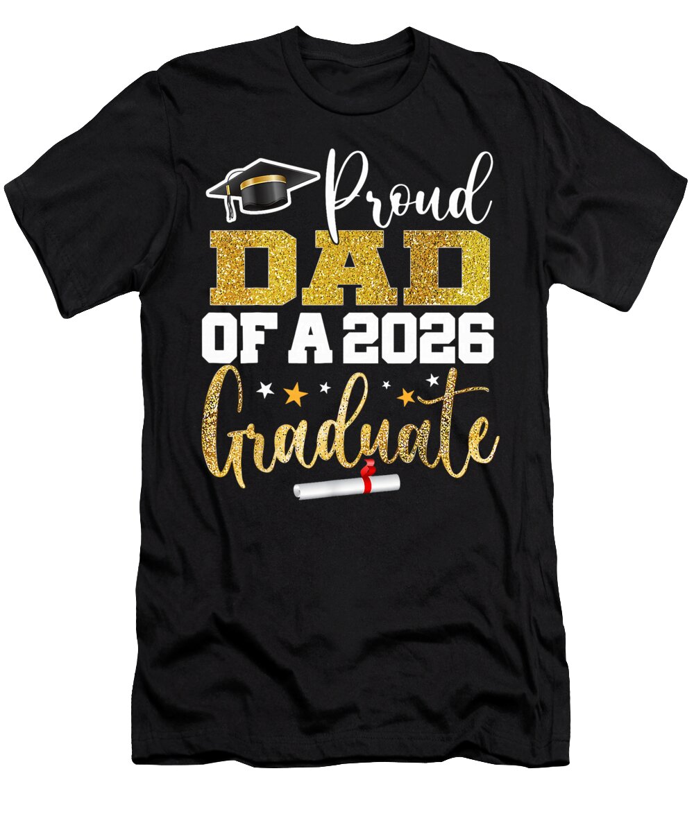 1 Proud Dad of a Class of 2026 Graduate Senior Coami Tacti T-Shirt
