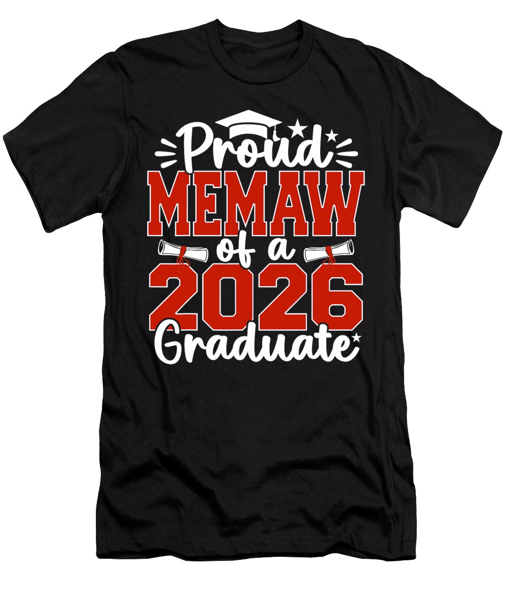 1 Proud Memaw of a Class of 2026 Graduate Senior Coami Tacti T-Shirt