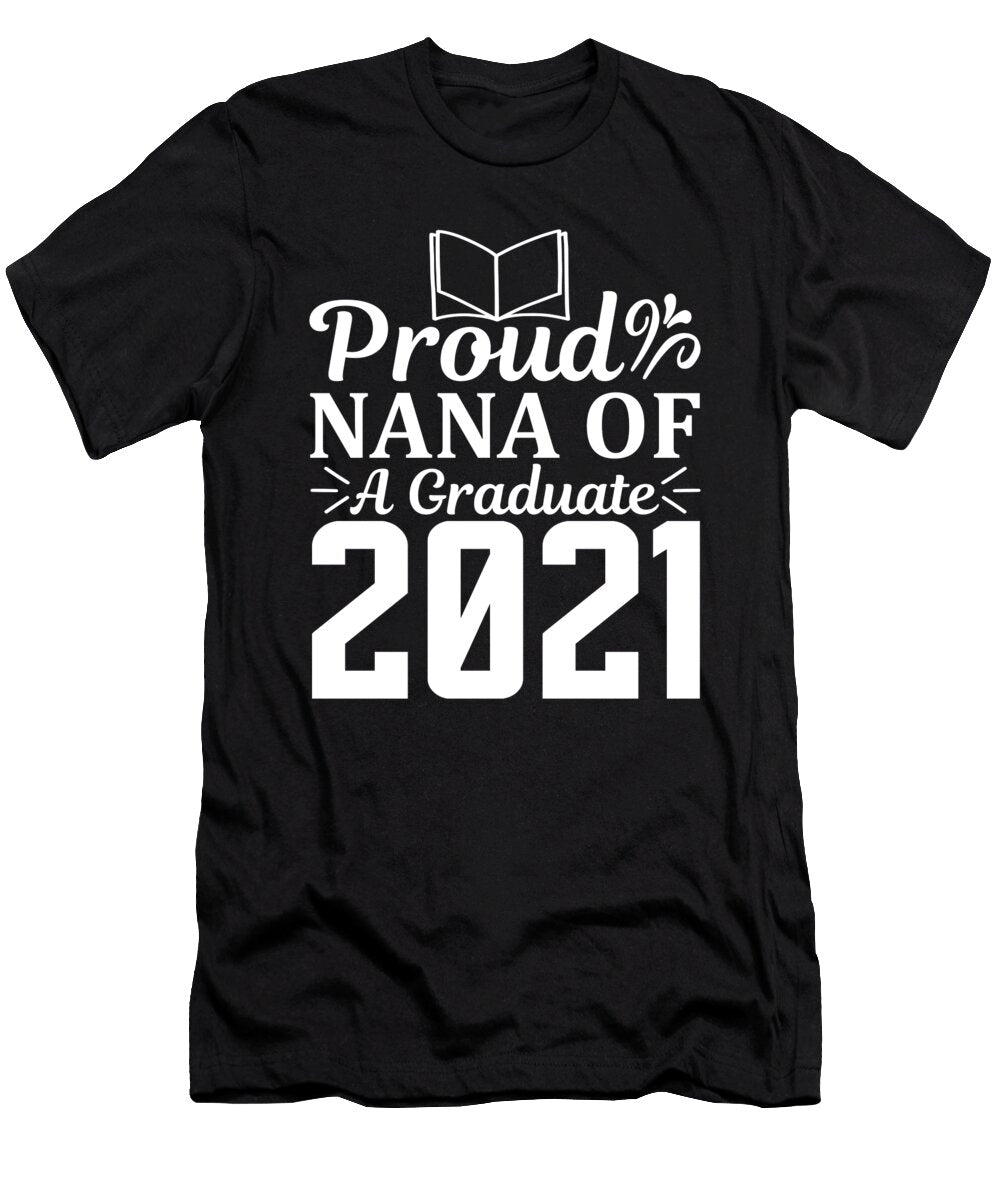 1 Proud Nana of a Graduate 2021 Licensed Art T-Shirt