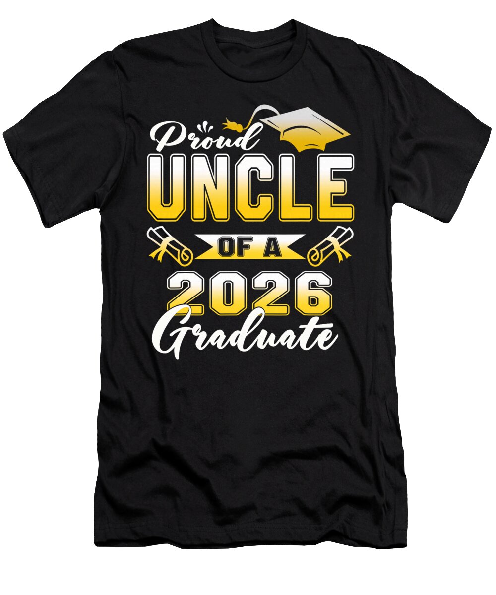 1 Proud Uncle of a Class of 2026 Graduate Senior Coami Tacti T-Shirt