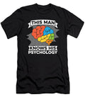 1 Psychologist Mental Health Therapist Psychology Crazy Squirrel T-Shirt