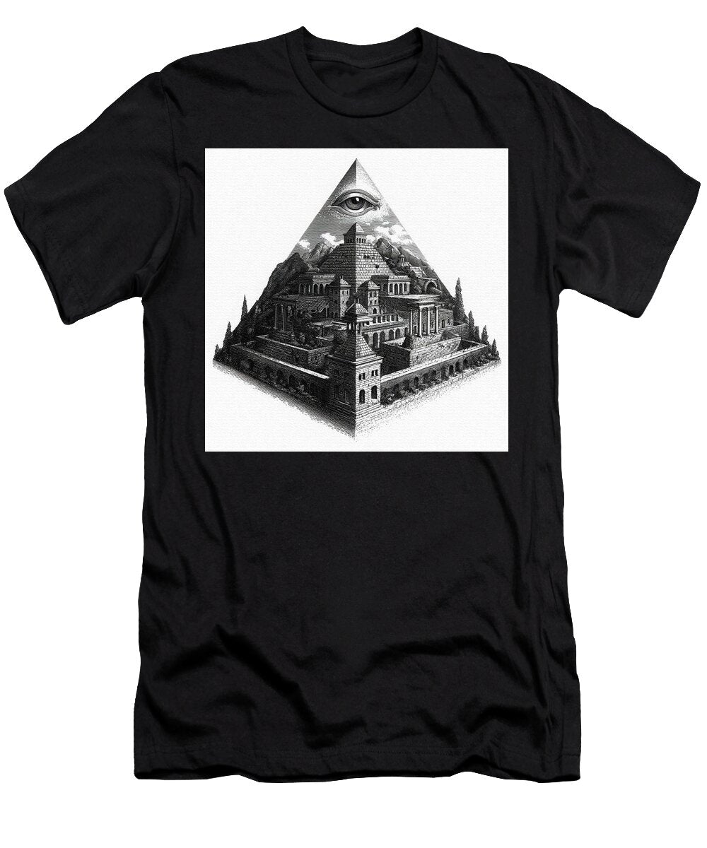 1 Pyramid with All Seeing Eye Pierre Blanchard T-Shirt
