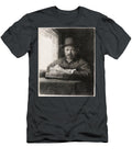 1 Rembrandt Drawing At a Window Rembrandt Van Rijn T-Shirt
